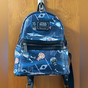 Loungefly Star Wars Backpack - Navy and Black